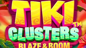 Tiki Clusters Blaze & Boom slot game interface
